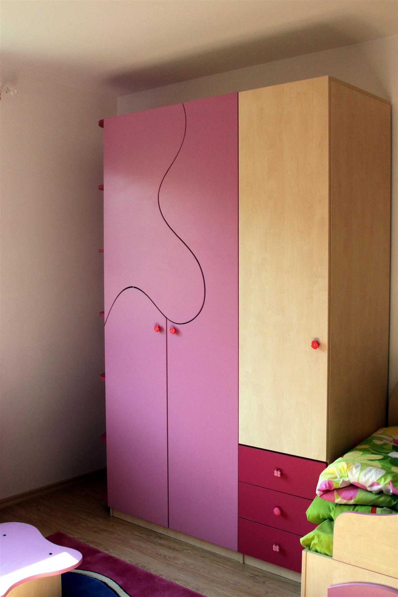 Poza dormitor fetita, pal, mar, roz, rosu - ccp090916 2 [3]